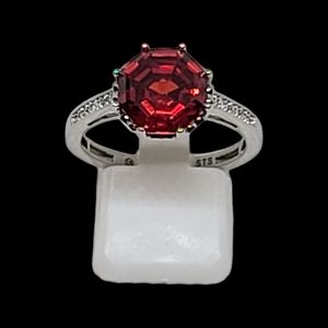 NEW Lustro Stella's Octillion Cut Swarovski Finest Zirconia in Sterling Silver